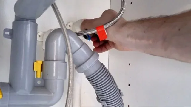 Disconnecting sink faucet supply and drain lines during a drain cleaning visit in Brighton, CO